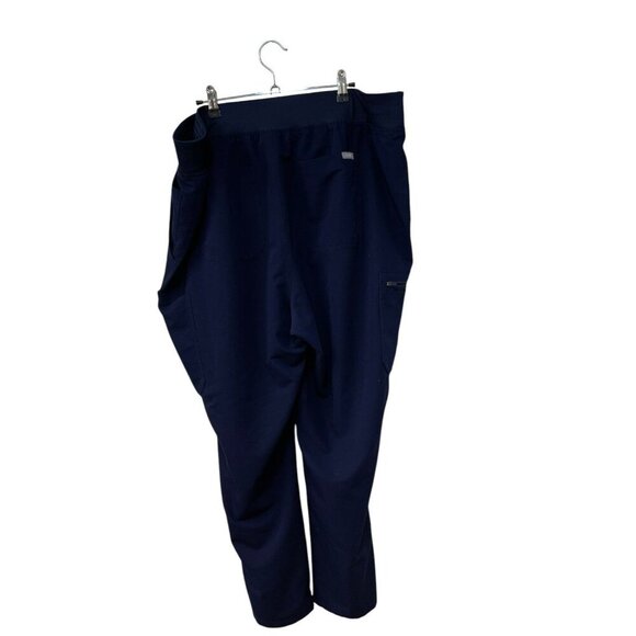 Figs Scrub Pants Technical Collection Plus Size 4XL Navy Blue Cargo Pockets - Picture 4 of 7